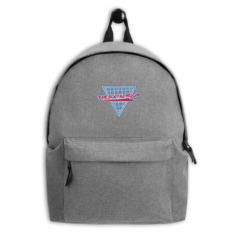 Social Room Embroidered Backpack